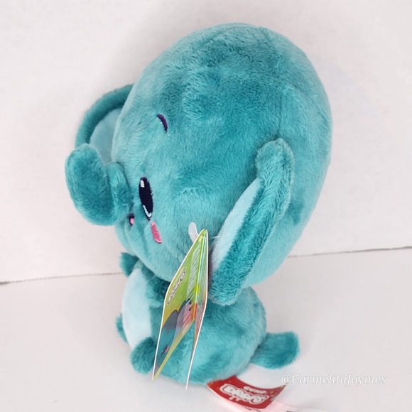 GUND 🐘 Drops Tony Trunks Teal Elephant Expressive Plush NWT - Picture 5 of 8